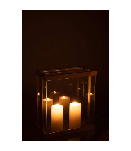 Lanterne en Verre Enma 35cm Or