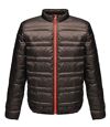 Veste doudoune chaude et légère - Homme - TRA496 - noir et rouge