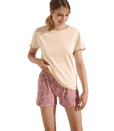 Pyjama short t-shirt manches courtes Nina Lisca