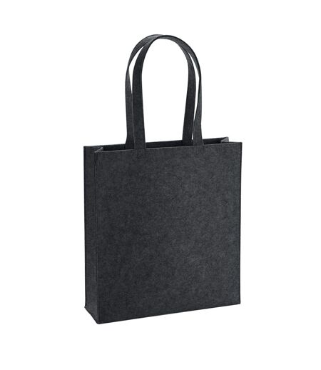 Tote bag taille unique charbon chiné Bagbase