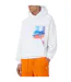 Sweat À Capuche Homme Blanc Vif Calvin Klein-1