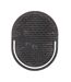 Lot de 2 Brosses à Cheveux Homme 10cm Noir-2