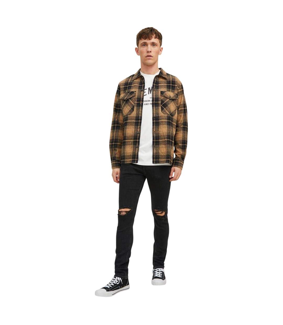 Mens Liam Denim Jeans Black Denim Jack And Jones-4