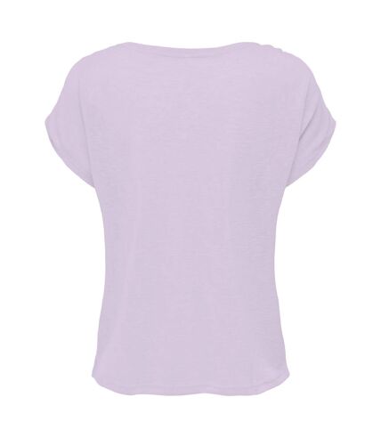 T-shirt long femme lilas Build Your Brand