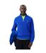 Mens Zipper Carded Wool High-neck Jumper Blue Lacoste-1
