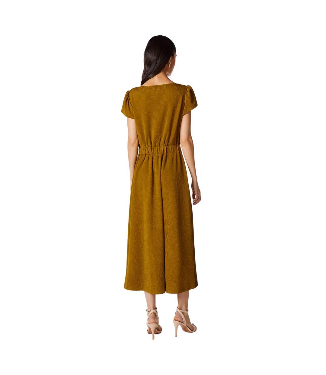 Robe mi-longue femme vert sombre Principles