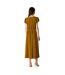 Womens/ladies textured jersey midi dress olive Principles