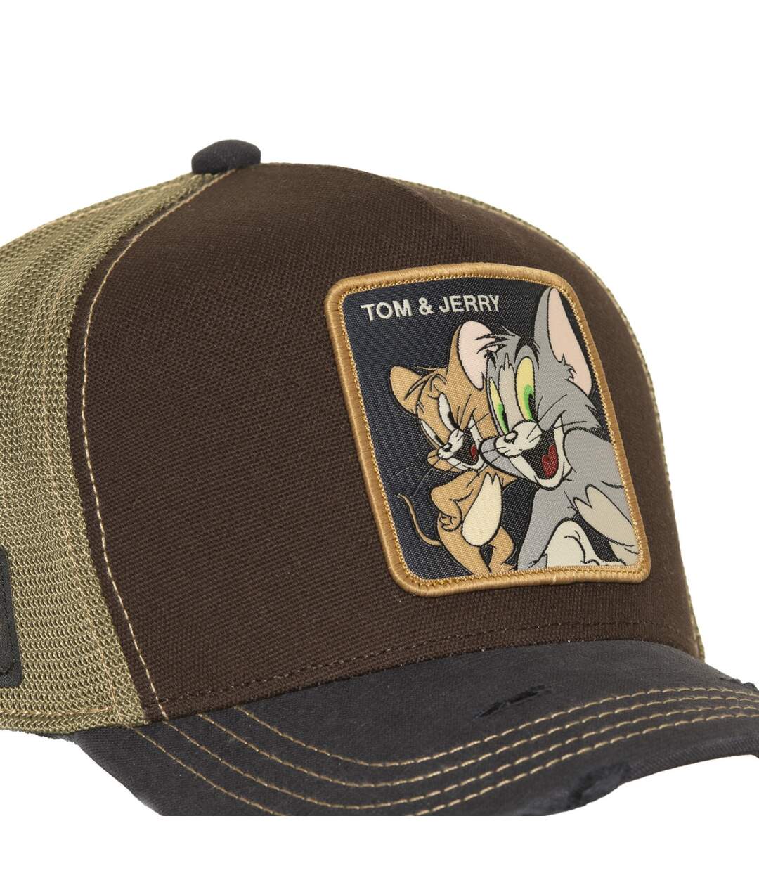 Casquette trucker premium avec filet et patch Tom&Jerry Capslab-3
