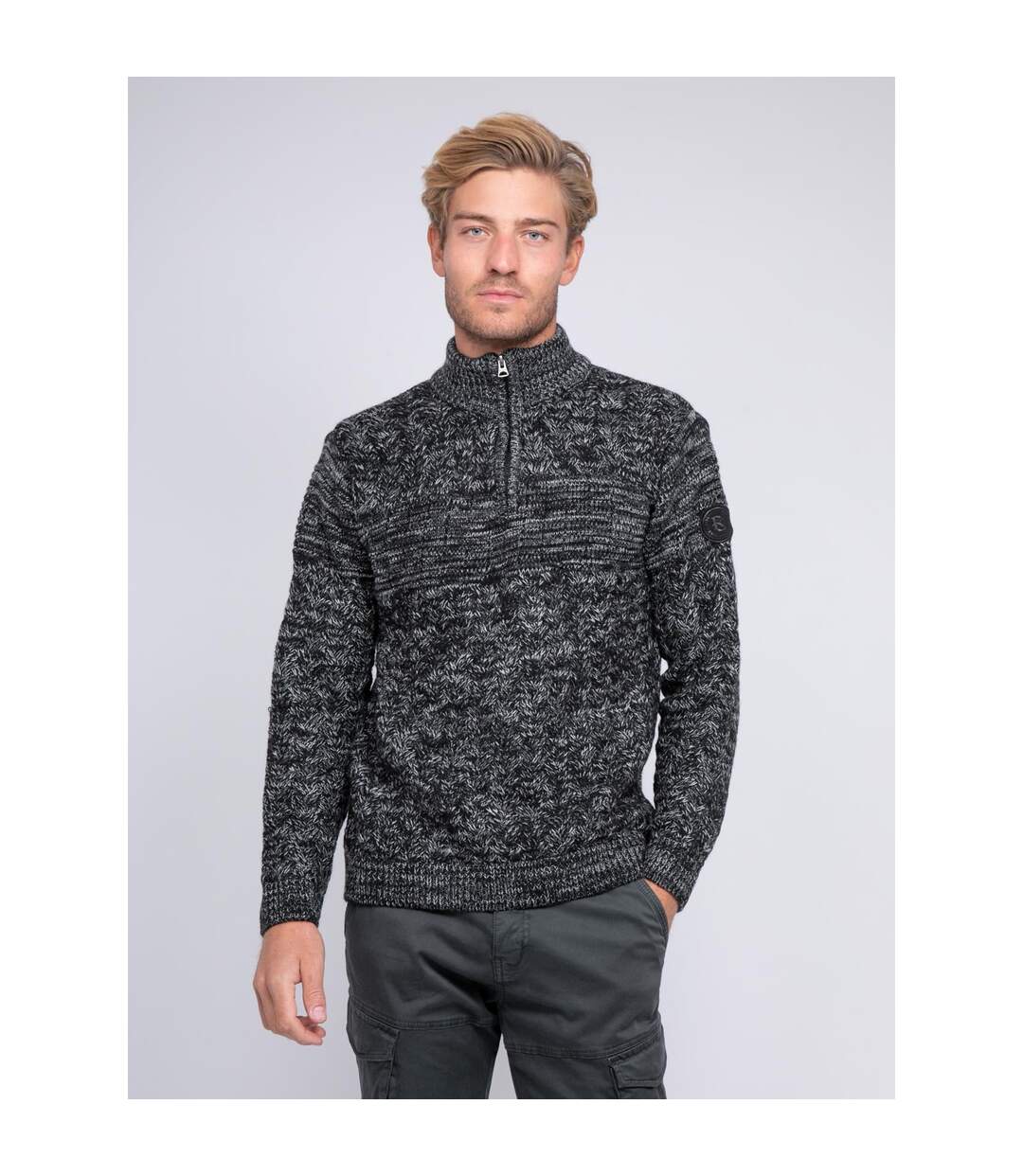 Pull col montant zippé LORDJIM-1