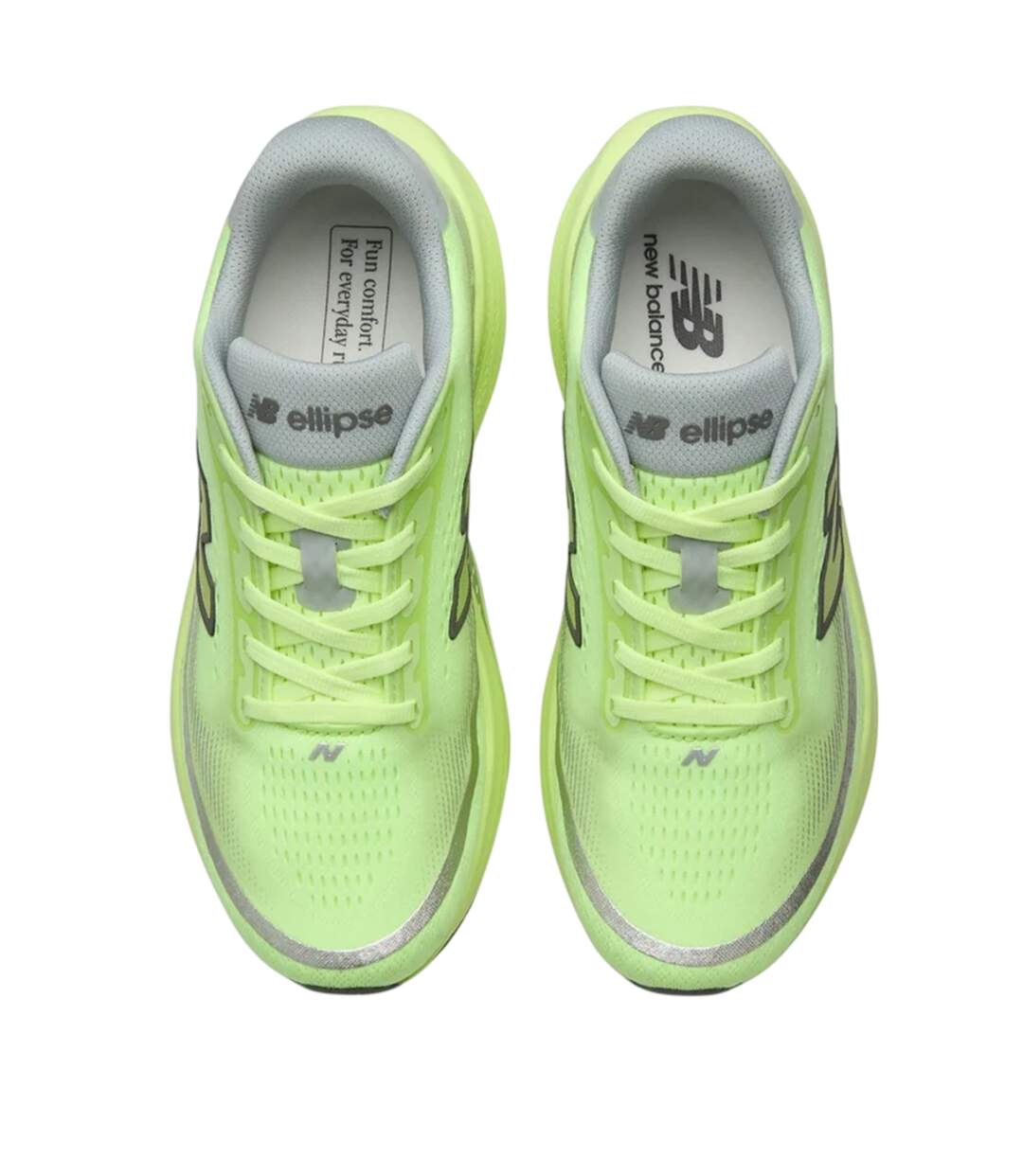 Womens/ladies Ellipse Cushioned Shoes Yellow New Balance-2