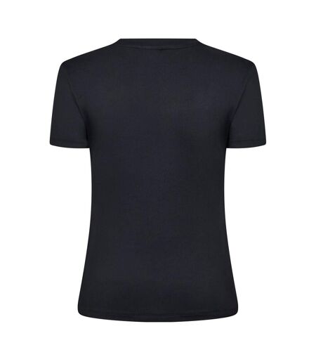 Womens/ladies Essential Slim T-shirt Black USA Pro