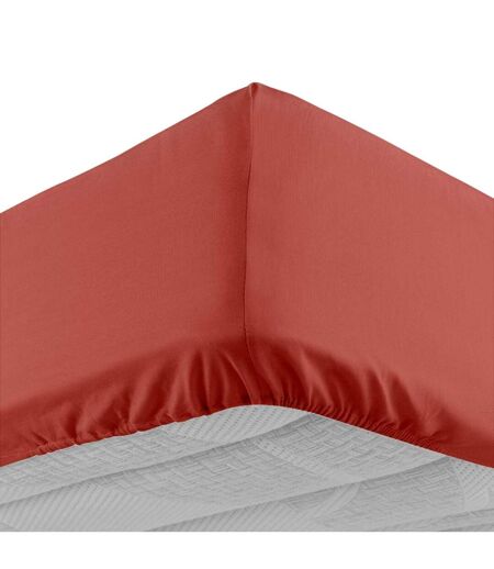 Drap Housse Lina 140x190cm Terracotta