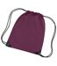 Bagbase Premium Gymsac Water Resistant Bag (11 Liters) (Burgundy) (One Size) - UTBC1299