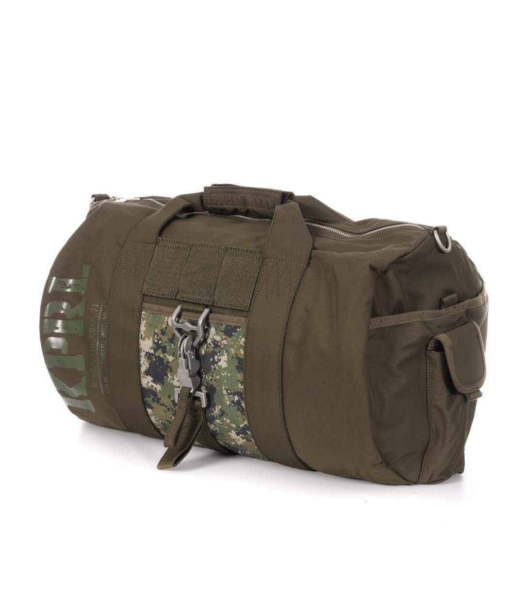 Sac de voyage kaki homme kaporal justi-3