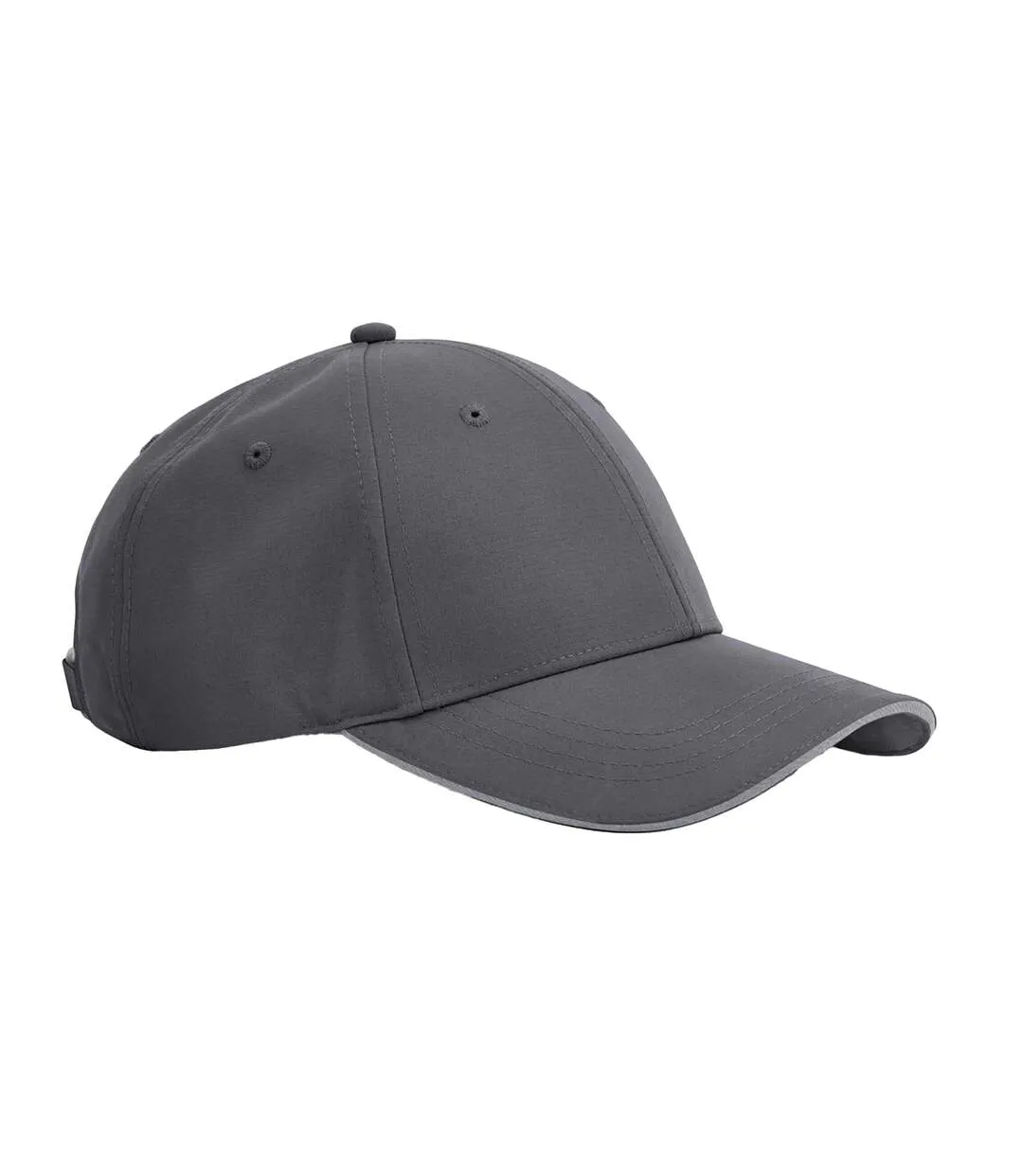 Casquette De Baseball Team Sports-tech Gris Foncé Gris Clair Beechfield-1