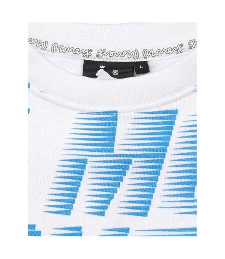 Sweat Motif/style Grand Singe Zoom Adulte Blanc Money