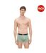 Lot De 3  Boxers Motif/style Logo Bodywear Homme Noir Gris Vert Boss-1
