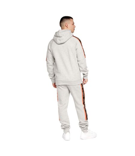 Sweat À Capuche Chillmake Homme Gris Chiné Crosshatch