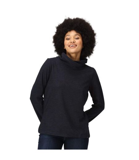 Womens/ladies kizmitt overhead fleece jumper navy/black Regatta