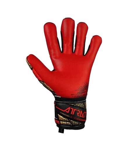Gants De Gardien De But Attrakt Freegel Adulte Noir Rouge Reusch