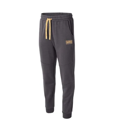 Mens Basil Jogging Bottoms Grey Silver Magnum