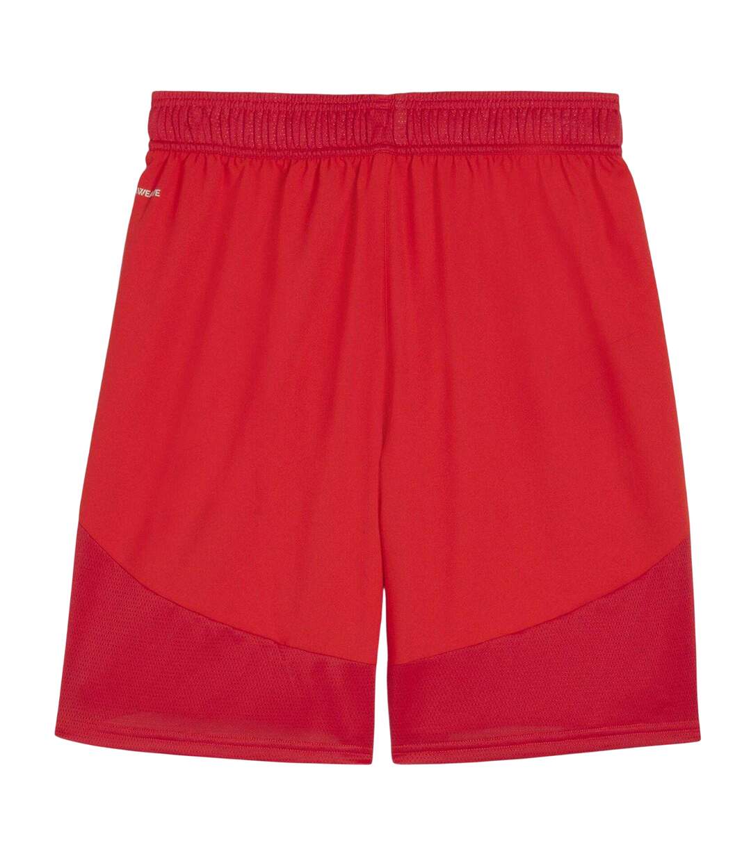 Mens Teamfinal Football Shorts Red White Puma-2