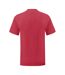 Fruit Of The Loom - T-shirt ICONIC - Hommes (Rouge chiné) - UTPC4369