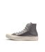 Baskets grises à paillettes femme converse chuck taylor all star-2
