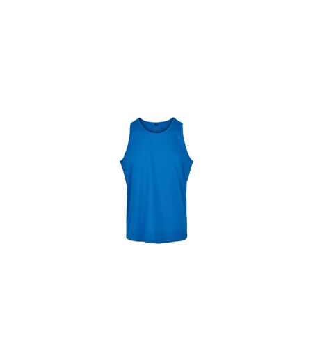 Mens Basic Tank Top Bleu Cobalt Build Your Brand