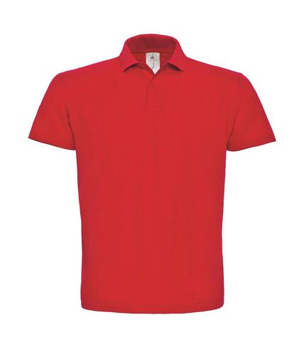 Polo id.001 homme rouge B&C