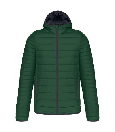 Kariban Mens Lightweight Hooded Padded Jacket (Forest Green) - UTPC6548
