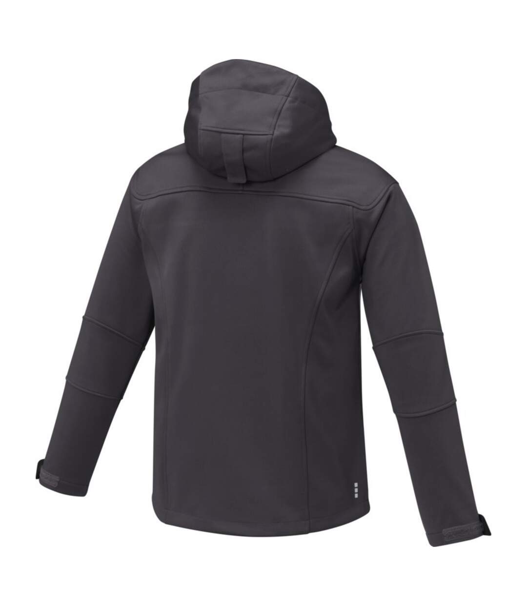 Mens Match Soft Shell Jacket Storm Grey Elevate-3