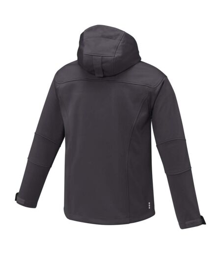 Mens Match Soft Shell Jacket Storm Grey Elevate