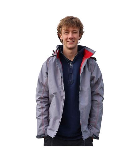 Veste Imperméable Homme Gris Acier Lazy Jacks