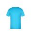T-shirt active enfant turquoise vif James and Nicholson-2