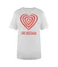 Womens/ladies Hypno Heart T-shirt White Love Moschino-1