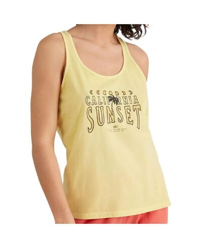 Débardeur Jaune Femme O'Neill Sunrise Tanktop - L