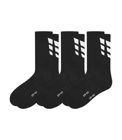 X3 paires de chaussettes noir erima 3 wings - 33/34