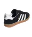 Womens/ladies Gazelle Suede Trainers Black White Adidas-4