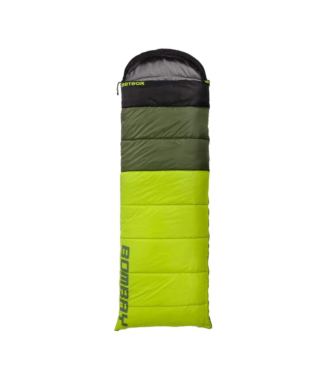 Bombay Sleeping Bag One Size Black Neon Green Meteor-2