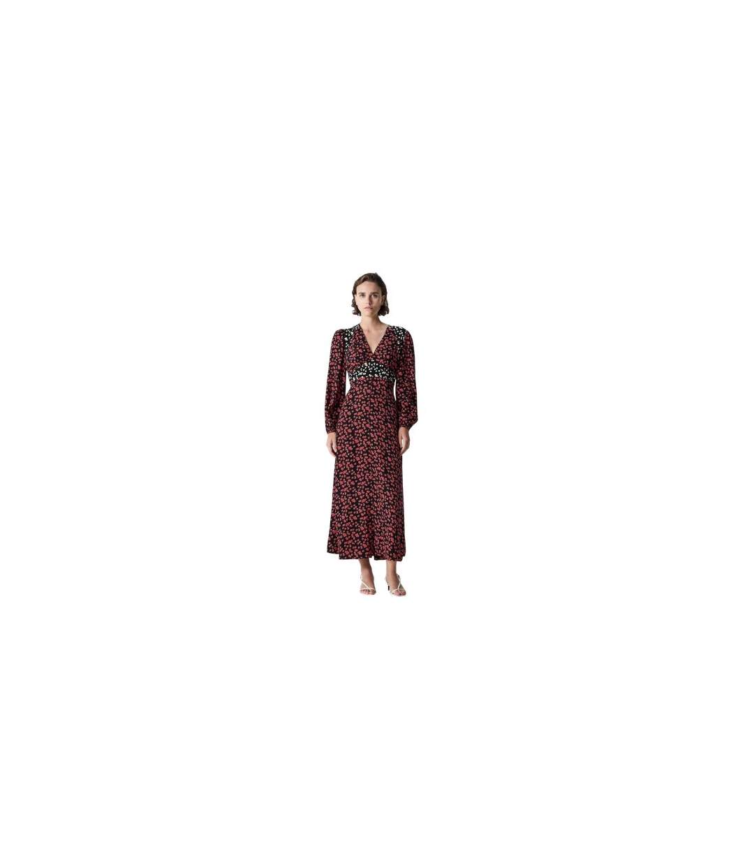 Robe Longue Delphine Femme Noir French Connection-1