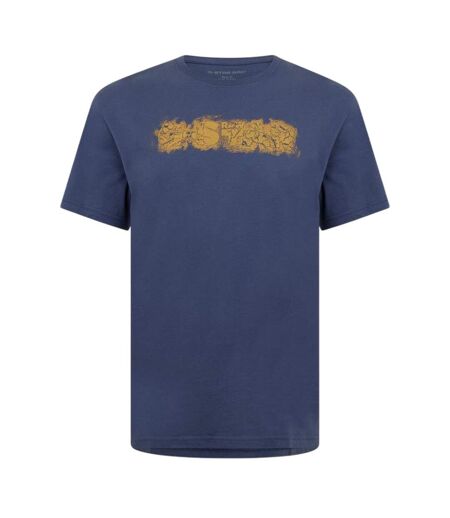 T-shirt Motif/style Logo Usé Homme Bleu Indigo G-Star
