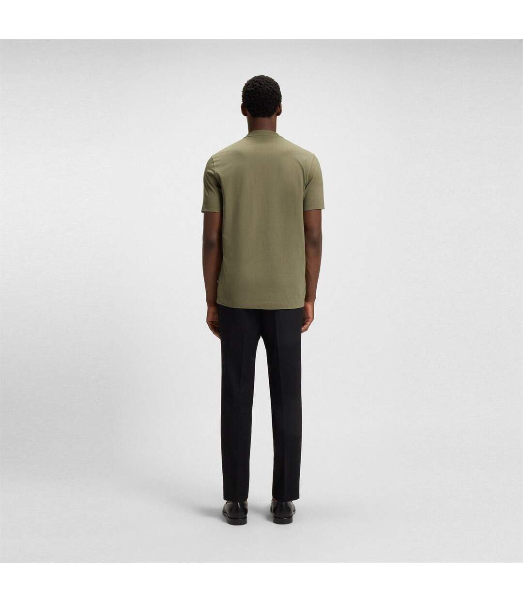 T-shirt Thompson Homme Vert Boss-3
