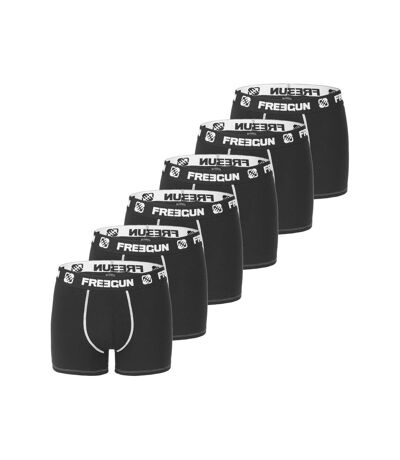 Lot de 6 Boxers homme microfibre Freegun