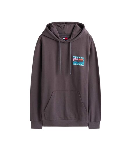 Mens Hoodie Washed Black Tommy Jeans