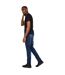Jean Svelte Homme Bleu Foncé Délavé Crosshatch-1