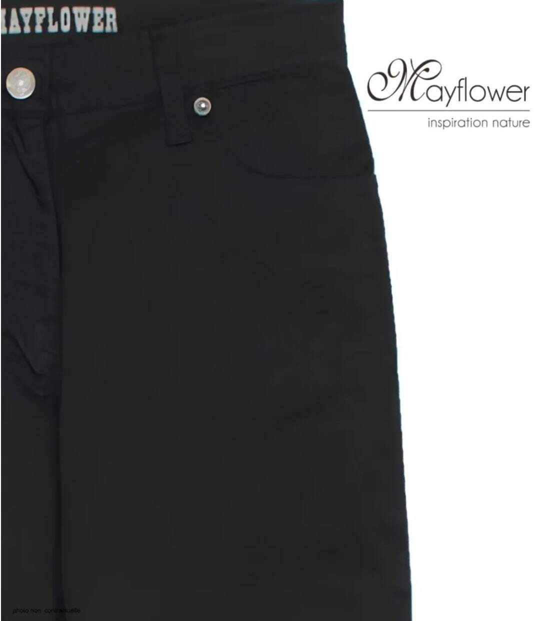 Pantalon Mayflower M957 Noir : la robustesse de la gabardine alliée au confort stretch-4