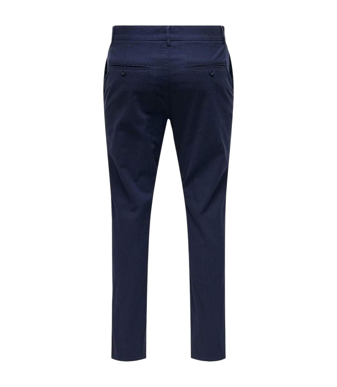 Pantalon Motif/style Uni Homme Bleu Marine Foncé Only-2