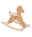 Cheval à Bascule en Bois Lago 64cm Marron-1