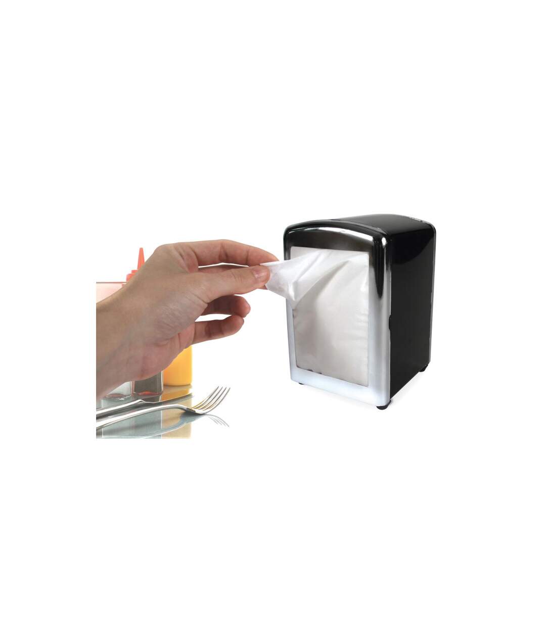 Lot de 100 Serviettes en Papier Distributeur 9x13cm Blanc-2